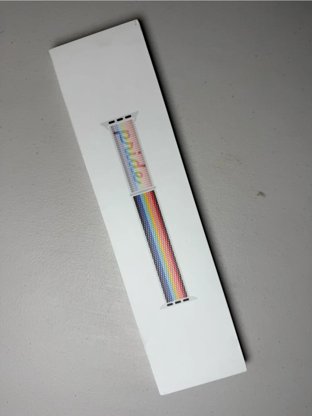 Apple 45MM Pride Edition Sport Loop Rainbow Woven Adjustable Watch Band